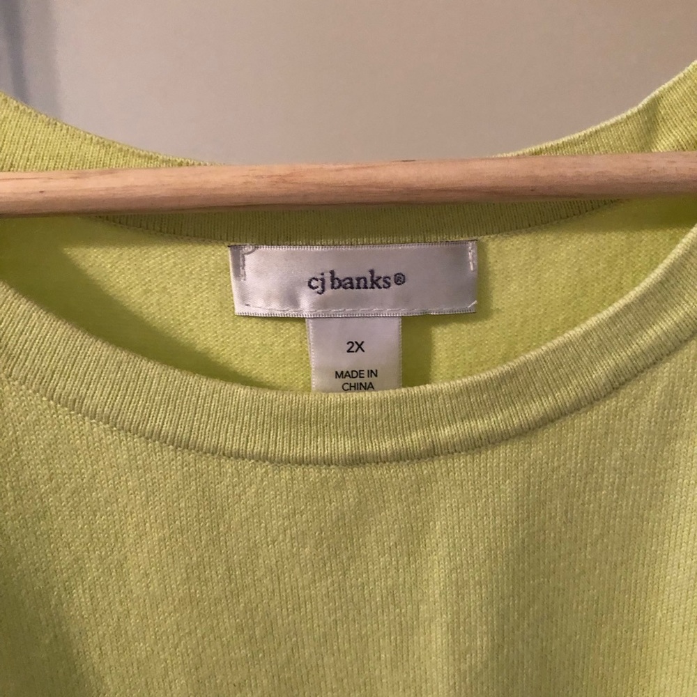 CJ Banks sleeveless sweater shell - Picture 2 of 3